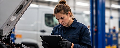 Werkzaamheden aan EV hoogvolttechniek